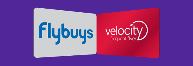 Manage your account The Flybuys card and Velocity Frequent Flyer cards next to each other