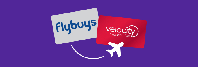 Flybuys and Velocity cards next to each other