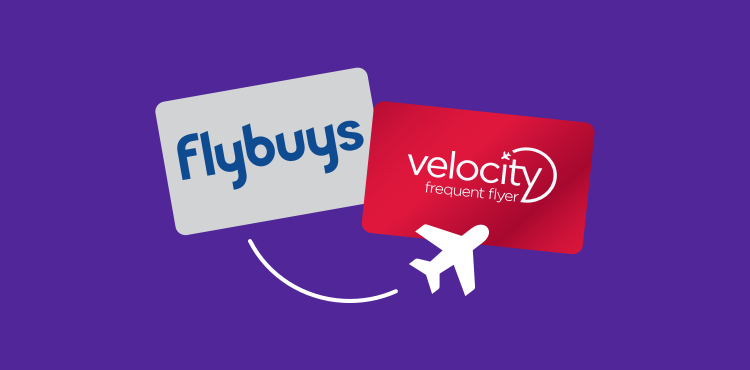 Flybuys and Velocity cards next to each other