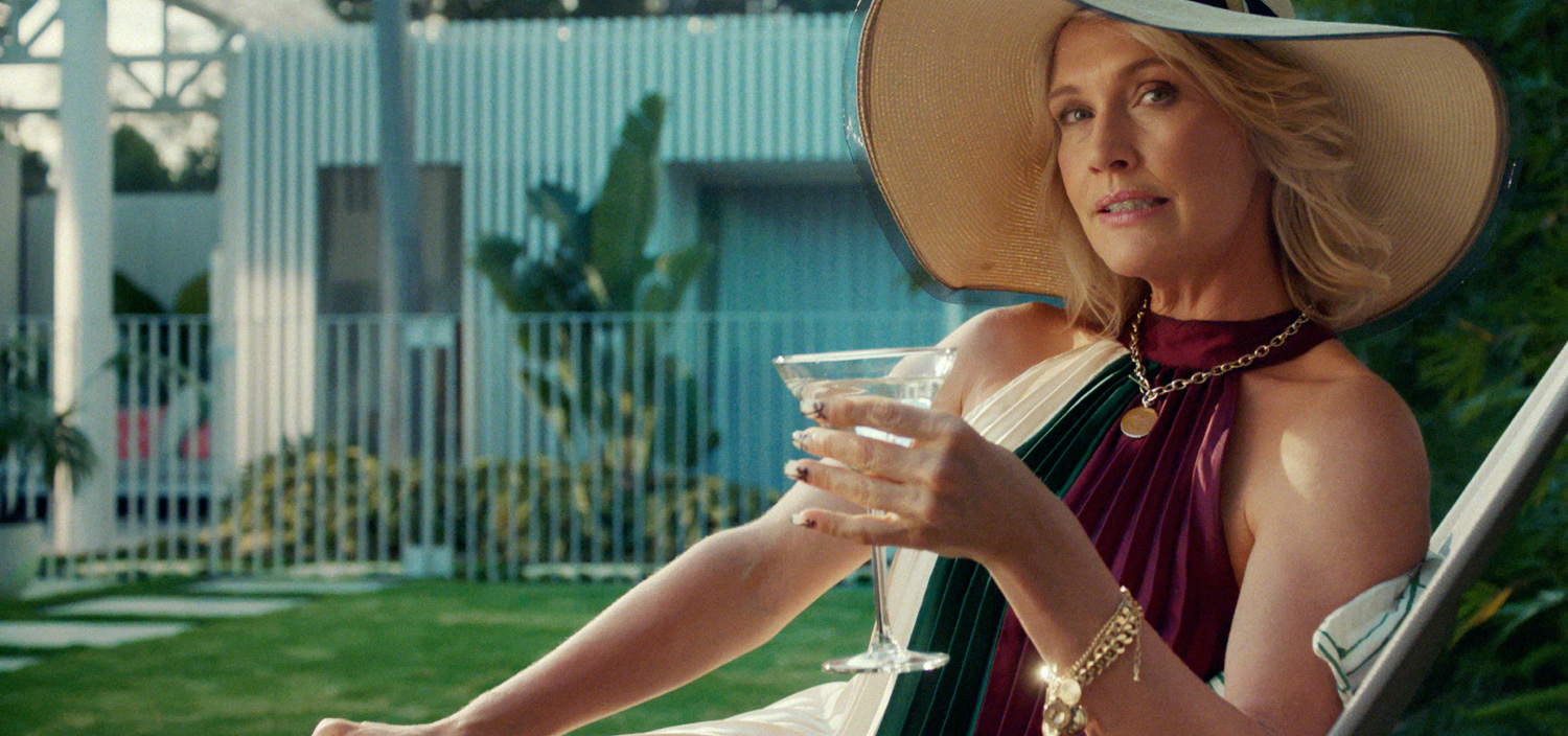 Lady drinking