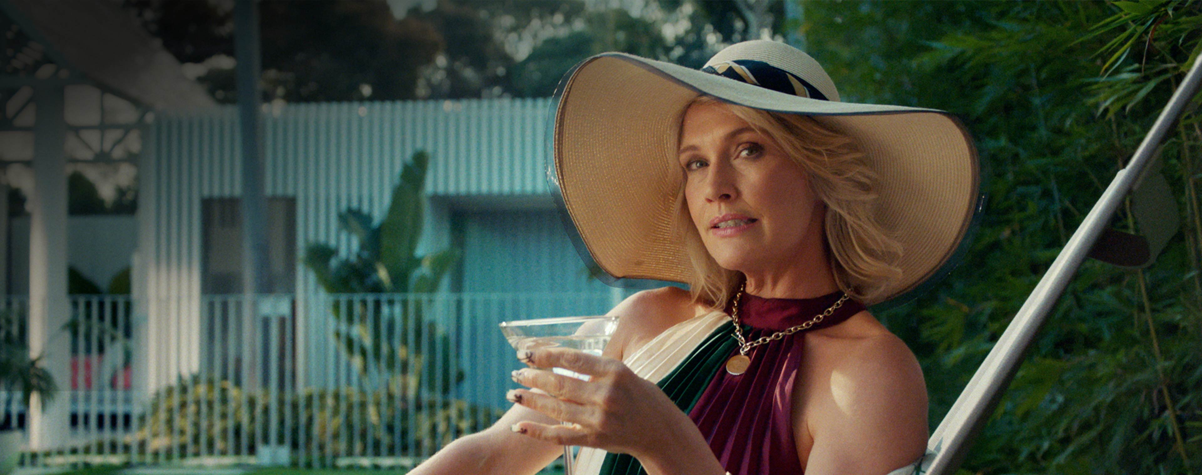 Lady drinking