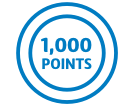 1,000 points