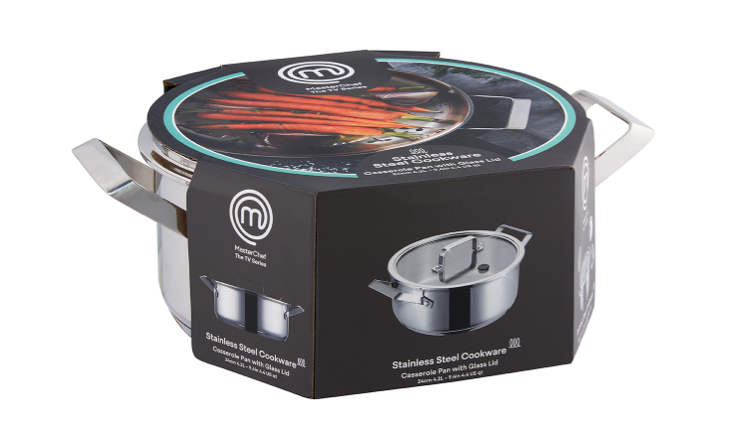 MasterChef Casserole Pan 24cm with Lid 