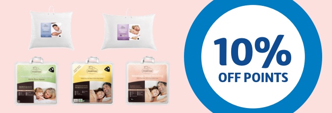 Get 10% off points on all Moemoe rewards A range of Moemoe Products on a pink background