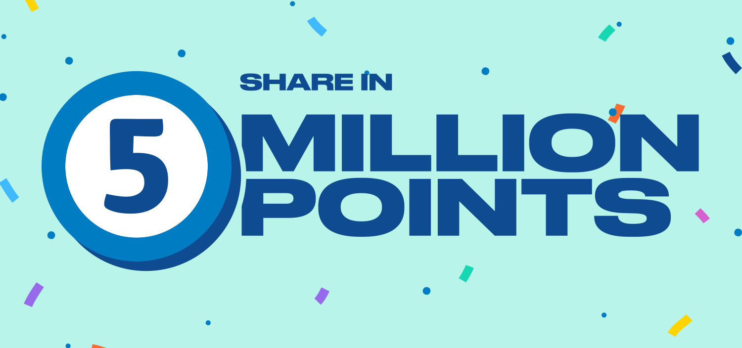 Share in 5 Million Points