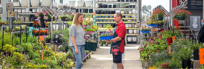 Make a big difference to your home Image of a plant nursery at Bunnings Warehouse