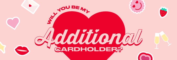 Pool your points and share in the rewards sooner A red love heart against a pink background