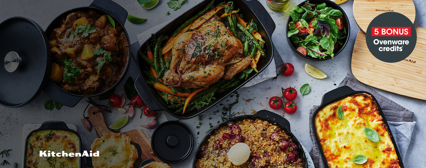 5 BONUS KITCHENAID COOKWARE CREDITS*