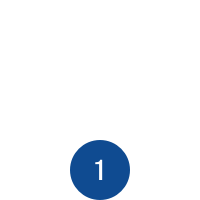 Number 1 in a blue circle