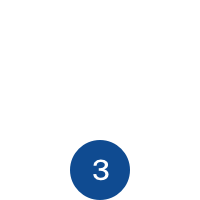 Number 3 in a blue circle
