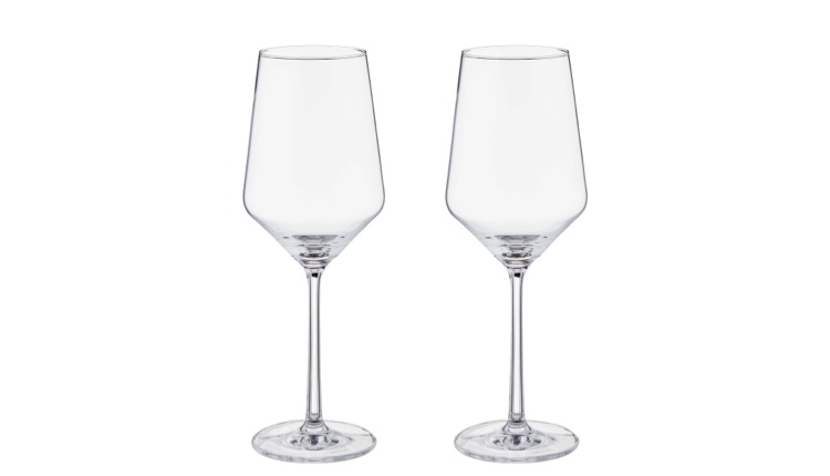 Two White Wine Glasses Two White Wine Glasses