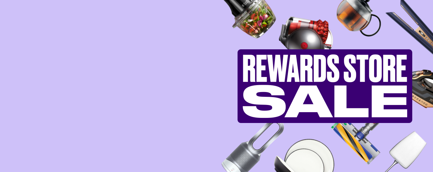 Household appliances surround reward store sale