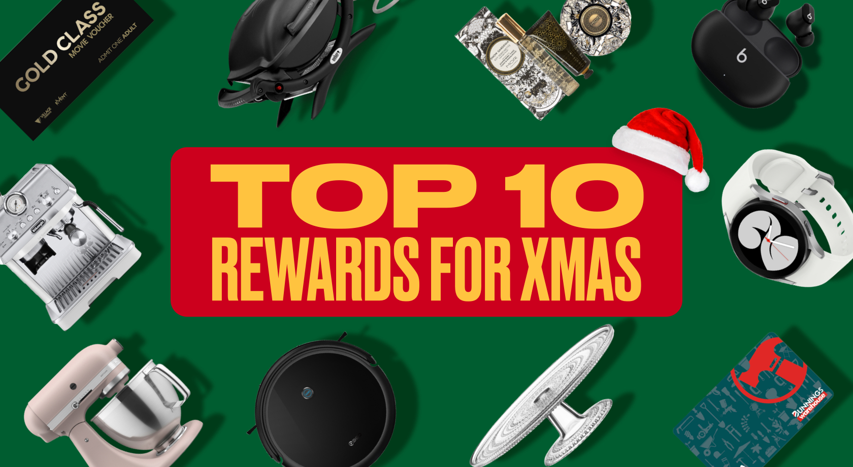 Top 10 rewards for xmas