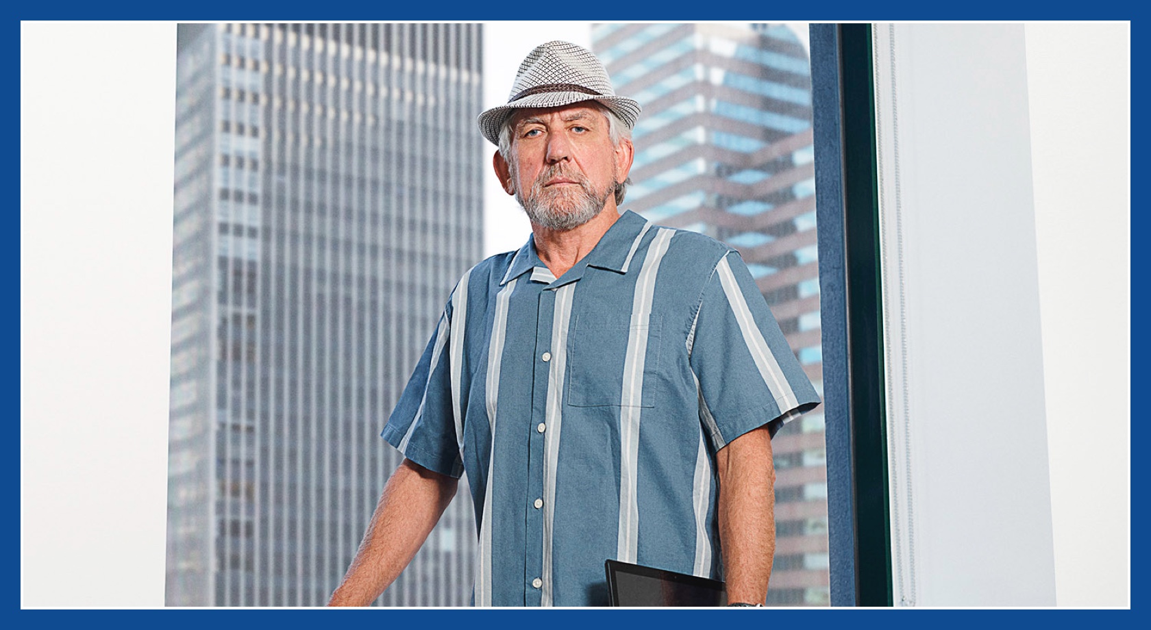 Flybuys' top 10 member Chris standing