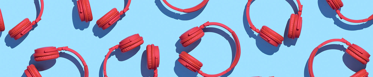 Group of headphones