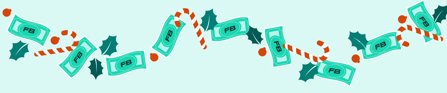 Flybuys Dollars Christmas tinsel