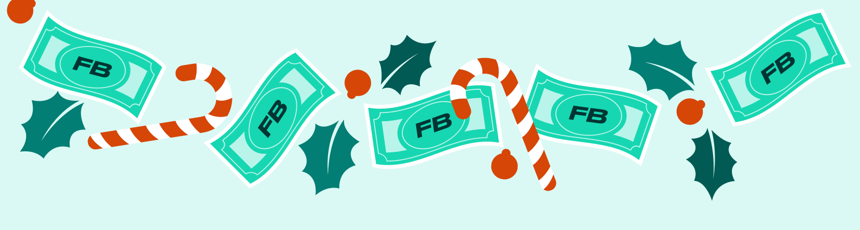 Flybuys Dollars Christmas tinsel