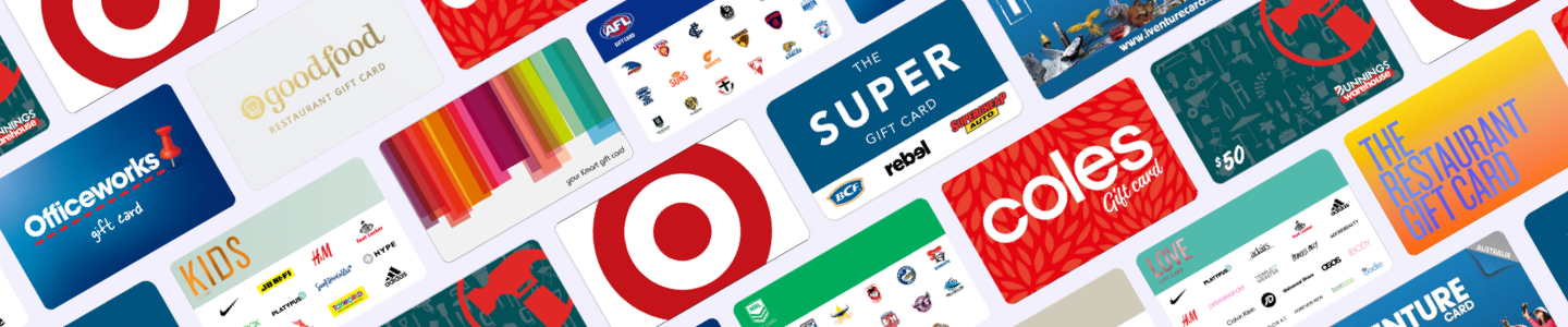 Assortment of gift cards