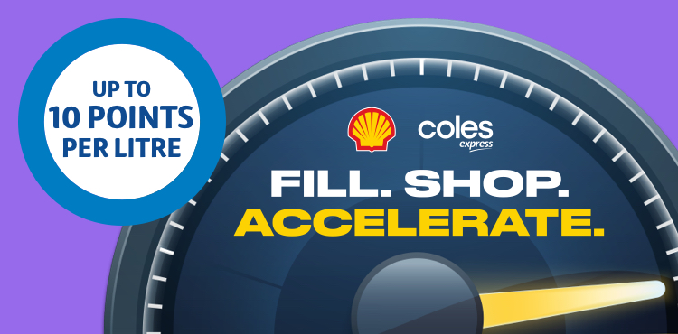 Fill. Shop. Accelerate text on a speedometer dial