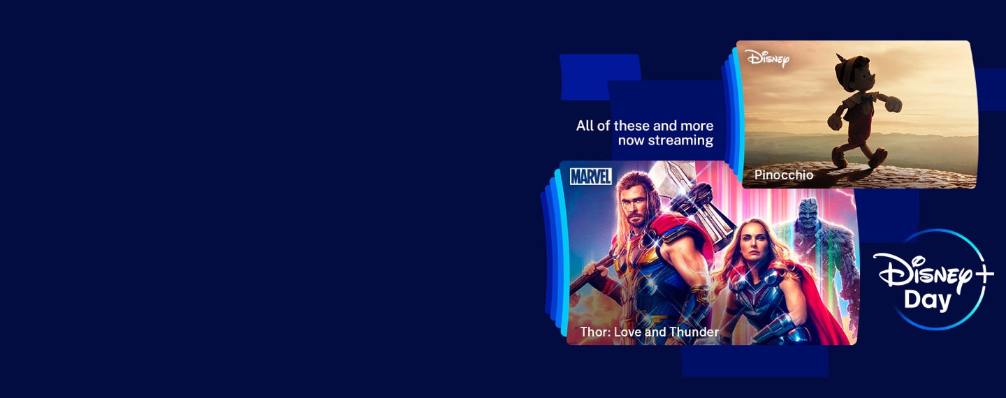 Thor and Pinocchio on Disney Plus