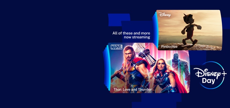 Thor and Pinocchio on Disney Plus