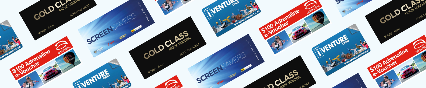 Assortment of gift vouchers