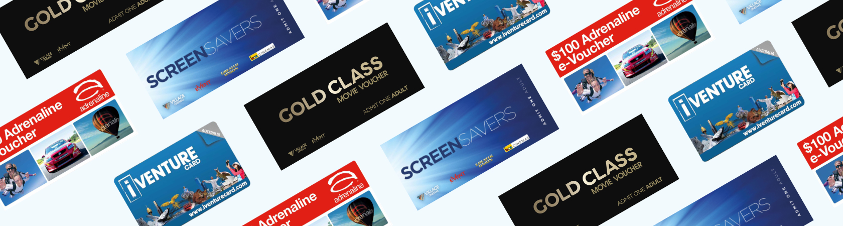 Assortment of gift vouchers