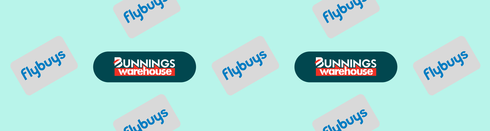 Flybuys and Bunnings logos