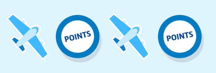 How to redeem points for flights Alternating plane and points roundel