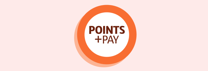 How to use Points + Pay Point + Pay roundel