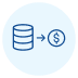 Stacked coins converting to Flybuys Dollars