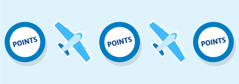 How to redeem points for flights with Flybuys Travel Alternating plane and points roundel