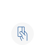 hand holding credit card