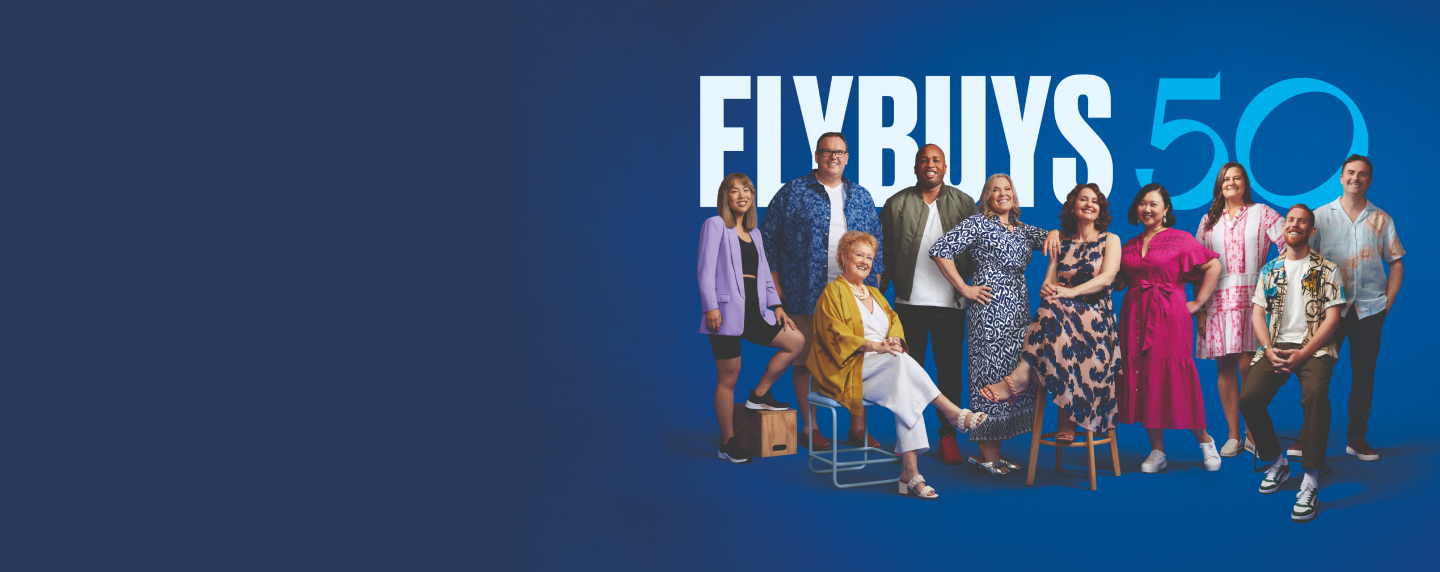 Group shot of top 10 Flybuys members