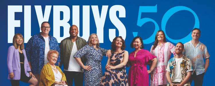 Group shot of top 10 Flybuys members