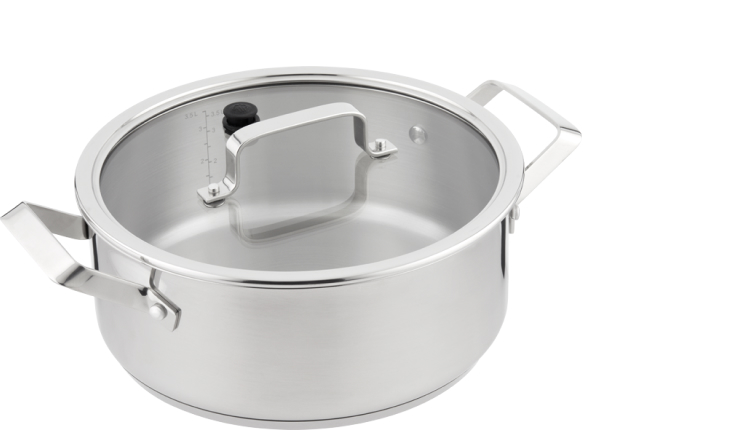 24cm Casserole Pan with Glass Lid 24cm Casserole Pan with Glass Lid