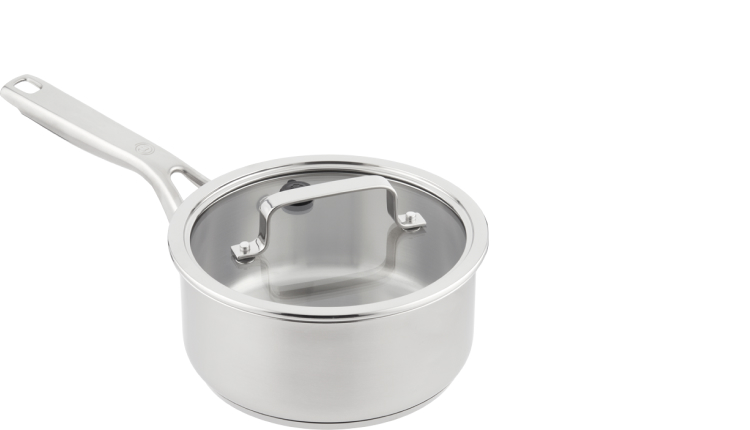 18cm Saucepan with Glass Lid 18cm Saucepan with Glass Lid