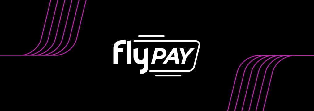 How to check out with flypay flypay logo on black background