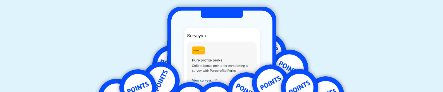 Survey sitting on top of points stack