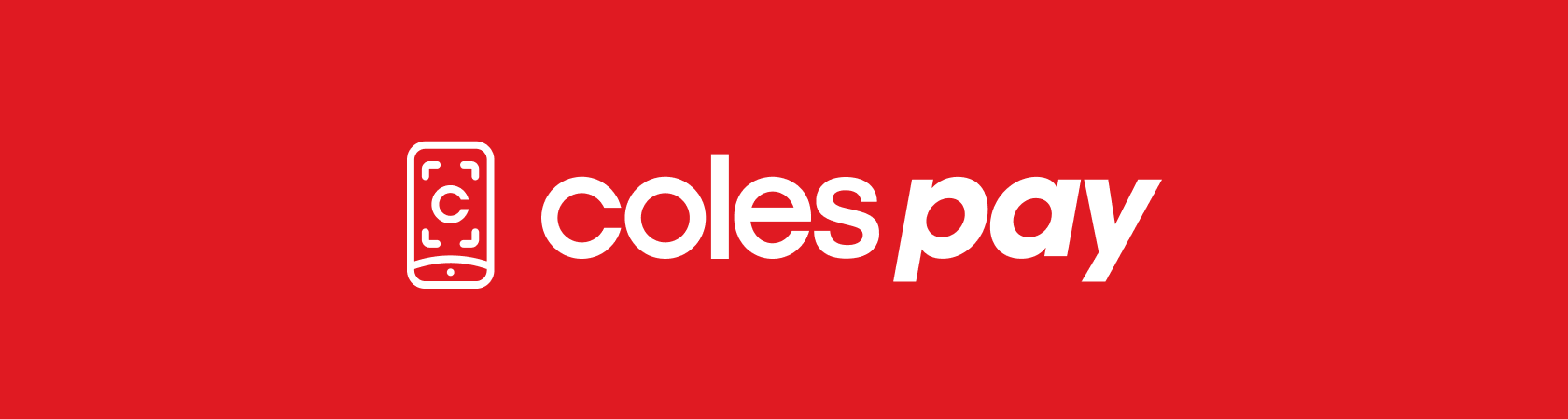 colespay logo on a red background