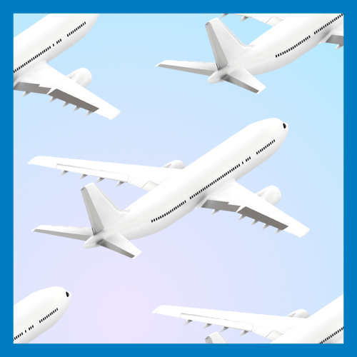 Planes taking off