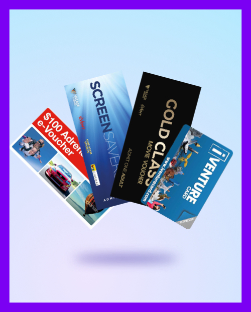 Cinema and adventure voucher