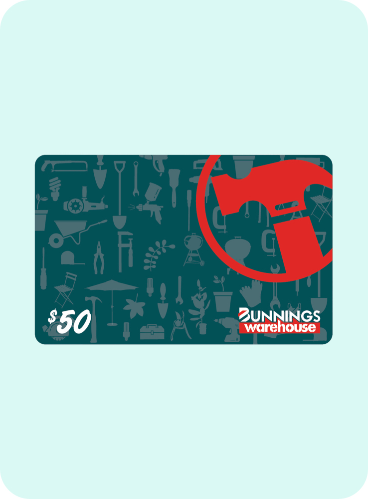 Bunnings Warehouse gift card