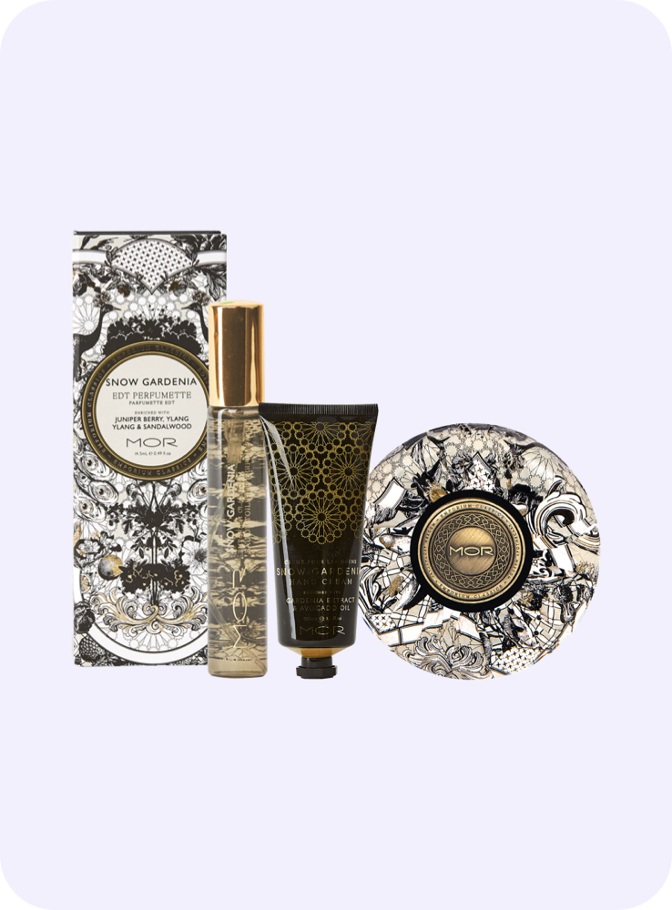 MOR Snow Gardenia gift set