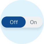 On/off toggle