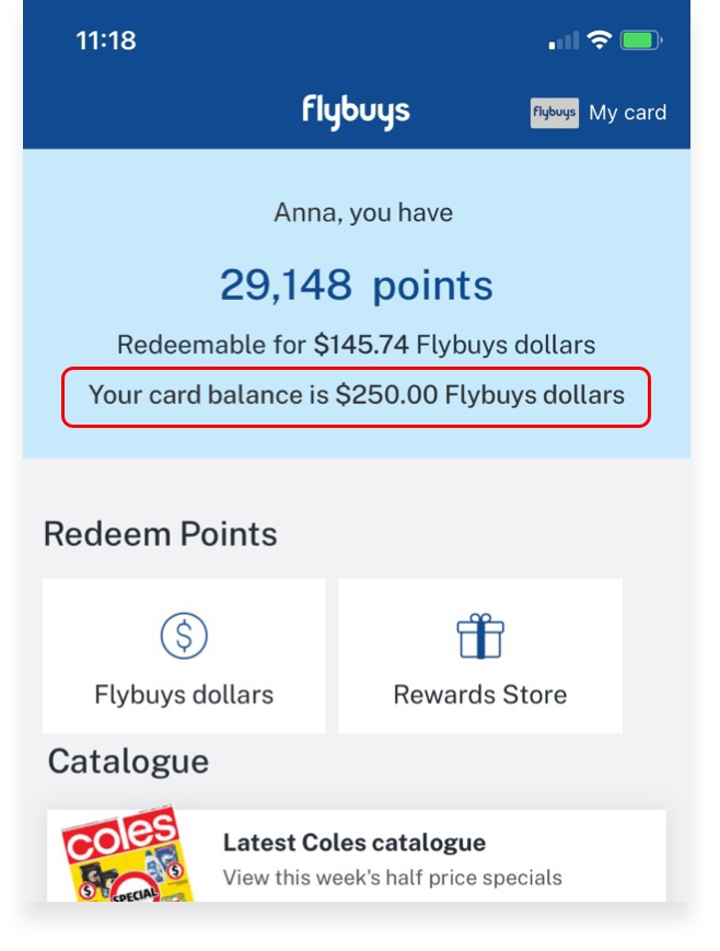 App screen image